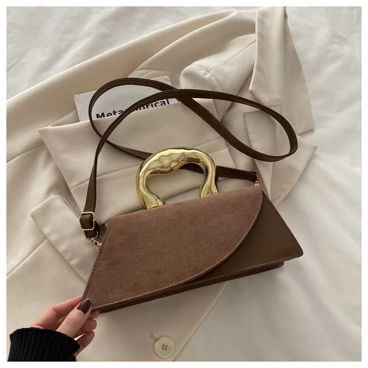 Sac Bandoulière Minimaliste Luxueux à Grande Capacité