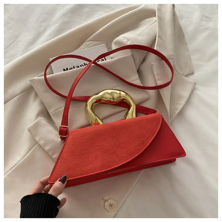 Sac Bandoulière Minimaliste Luxueux à Grande Capacité